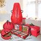 Upright Christmas Tree Storage Bag, 7.5 ft Tear Resistant PE Material Christmas Tree Bag with 4 Reinforced Handles for Xmas Holiday (Red)